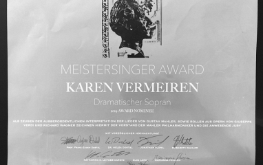 Karen Vermeiren, Belgian Soprano.